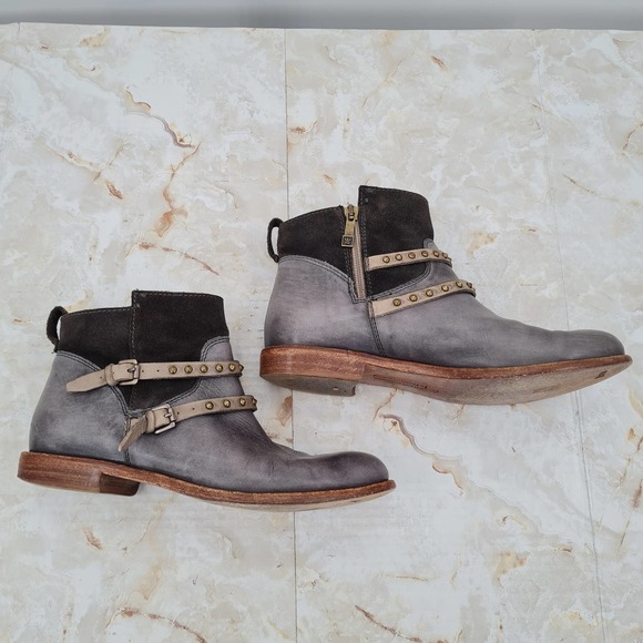 ALBERTO FERMANI Emma Studded Ankle Boots Size 7 - Picture 4 of 9